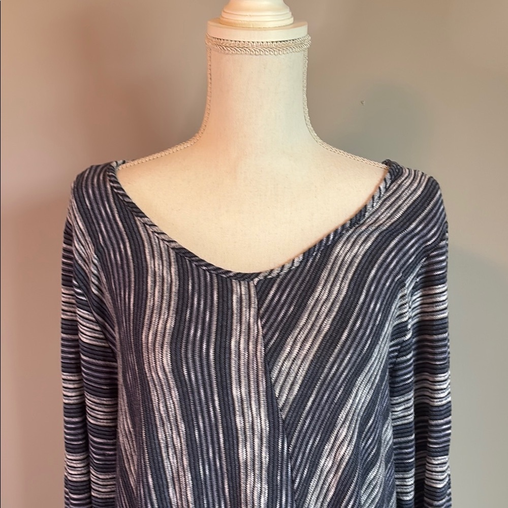 Kim Rogers Striped Women's Top